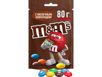 Драже "M&M" (с шоколадом) 80г на акции в магазинах Евроопт