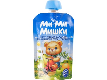 Пюре "МИ-МИМИШКИ"(фруктовый сал.,д/п)90г в Дятлово Евроопт