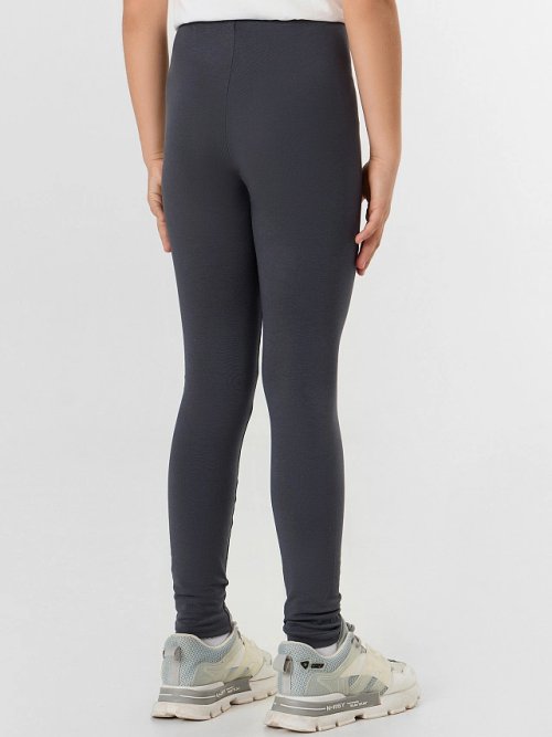 Легинсы для девочек в сером цвете, фото 2 из 5