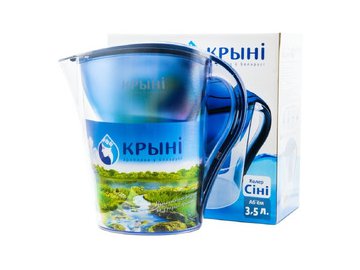 Кувшин КРЫНI Вадавiта (синий)
