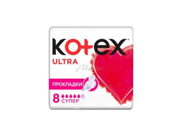 Прокладки женские KOTEX Ultra Super, 8 шт