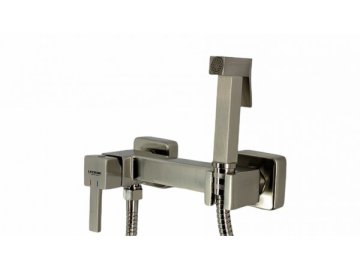 Смеситель с гигиеническим душем сатин Ledeme арт. L5398A-7