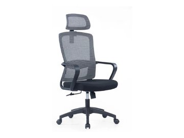Кресло компьютерное SitZone U-060A сетка/ткань,черный,крестов.пластик