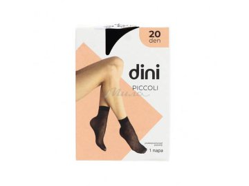 Носки женские DINI Piccoli 20 den, тон Nero