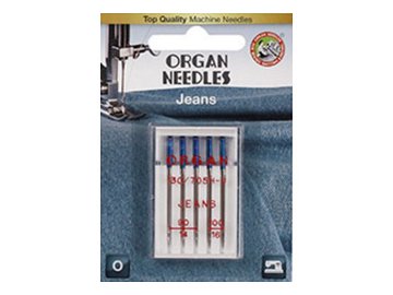 Иглы ORGAN NEEDLES Джинс 5/90 -100 Blister