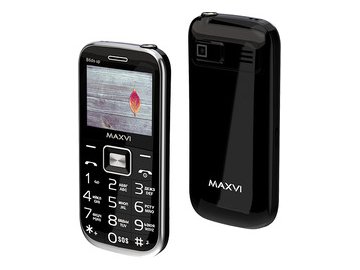 Мобильный телефон Maxvi B6ds up +ЗУ WC-112 (черный)