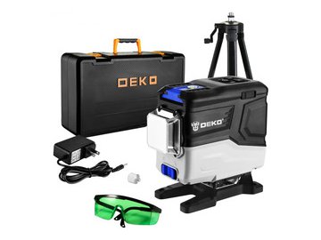 Лазерный нивелир Deko LL12-HVR Set2 Premium (065-0105-1)