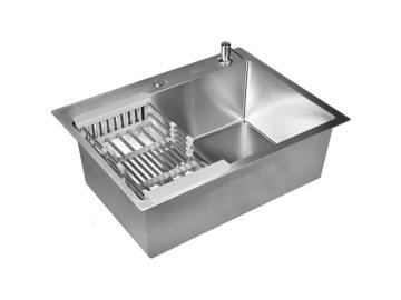 Мойка кухонная САТИН из нерж.стали + сифон + доз.+ коландер арт.WS36050 в Жодино Ома