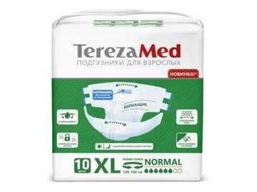 Подгузники одноразовые для взрослых TerezaMed XL Normal уп.10