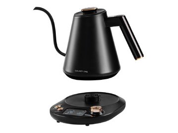 Чайник для заваривания кофе и чая Galaxy Line GL 0341 (черный) 5 элемент