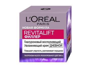 Филлер дневной LOREAL Revitalift Антивозрастной уход + гиалуроновая кислота, 50 мл