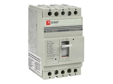Выключатель автоматический EKF PROxima ВА-99 125/ 50А 3P 25кА