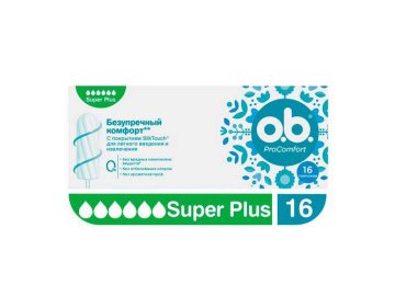 Тампоны женские O.B. ProComfort Super Plus, 16 шт