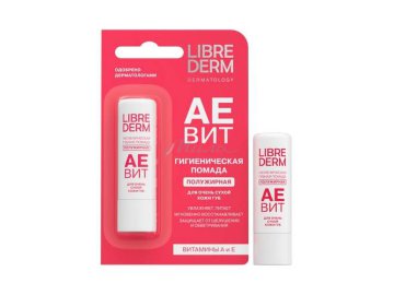 Помада для губ гигиеническая LIBREDERM Аевит полужирная