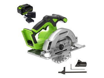 Циркулярная пила Greenworks GD24CS165 1501607CUB