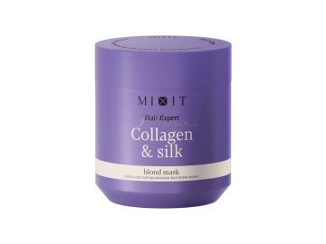 Мила каталог Новогрудок - Маска для волос MIXIT Hair Expert Collagen & Silk для нейтрализации желтизны, 400 мл