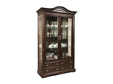 Шкаф с витриной 2д «Паола» БМ2.671.0.06(2114)