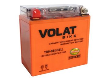 Мотоаккумулятор 10Ah (iGEL) L+ VOLAT YB9-BS