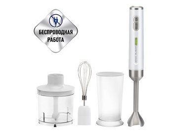 Блендер Polaris PHB 0746 CordLess (белый) из каталога 5 элемент
