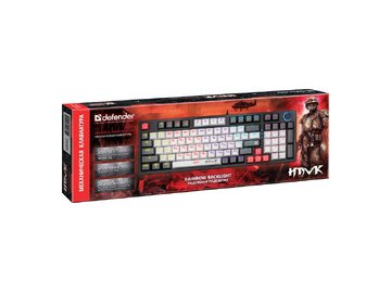 Клавиатура Defender Hawk GK-418 (Outemu Red) на акции в магазинах 5 элемент
