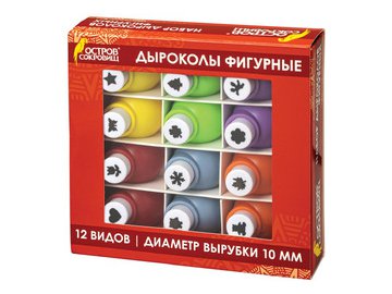 Дыроколы фигурные ОСТРОВ СОКРОВИЩ 665227