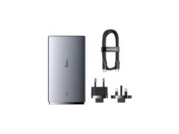 Сетевое з/у baseus ccgp150113 (gan5 pro ultra-slim fast charger c+u 65w gray) Электросила