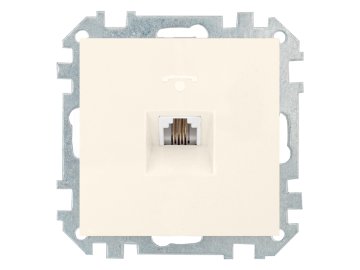 Розетка Energy Fenix телеф. RJ11 (без рамки) бежевый ТР4-037