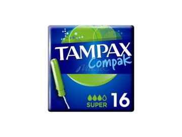 Тампоны женские TAMPAX Compak Super Duo с аппликатором, 16 шт