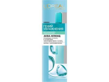 Аква-флюид для лица L'OREAL Гений увлажнения для нормальной и смешанной кожи, 70 мл