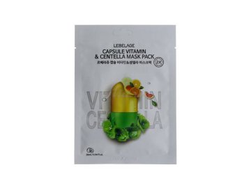 Тканевая маска для лица LEBELAGE с экстрактом центеллы азиатской и облепихи