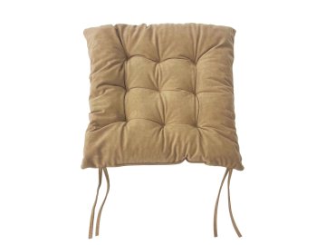 Подушка для сидения Art&Home Soft Velour горчичный SMZZ9298-4