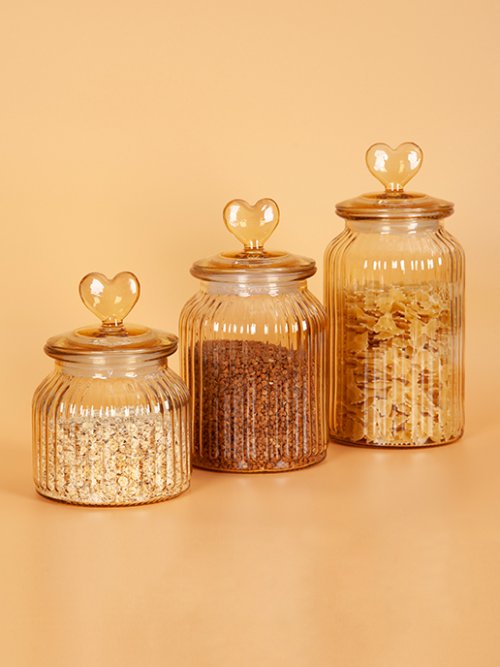 Набор банок для хранения Heart (3 шт), фото 7 из 32