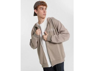 Толстовка мужская бежевая с вышивкой на груди