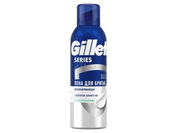 Пена для бритья GILLETTE Series восстанавливающая, 200 мл
