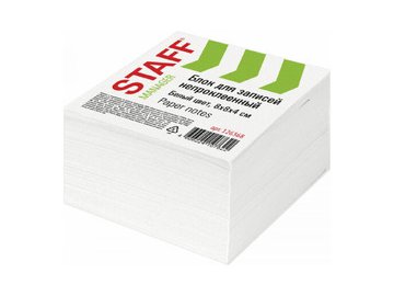 Блок для записей непроклеенный STAFF Manager 126368