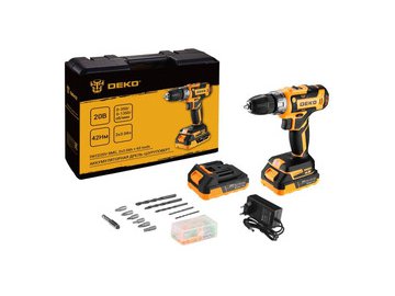 Дрель-шуруповерт Deko DKCD20V 080-1009