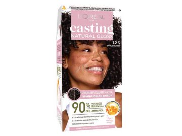 Краска для волос L'OREAL PARIS Casting Natural Gloss ухаживающая, тон 123 Ристретто, 180 мл