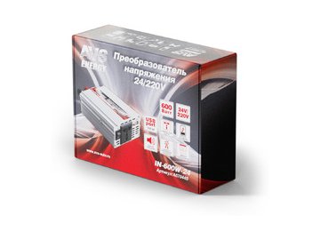Автомобильный инвертор AVS 24/220V IN-600W-24