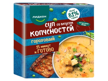 Суп "ГОРОХОВЫЙ" (вкус копченостей) 200 г Евроопт