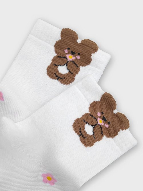 Носки женские белые с мишками, фото 6 из 6