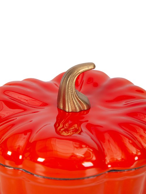 Кокотница чугунная эмалированная Pumpkin 0,5л, фото 15 из 15