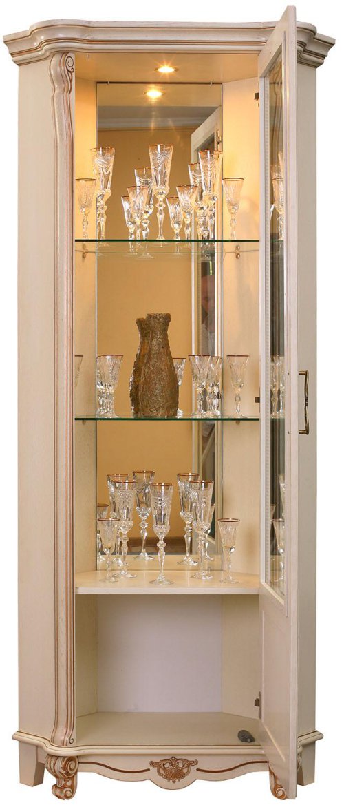 Шкаф с витриной «Алези» П1.350.0.13 (П350.13), фото 2 из 6