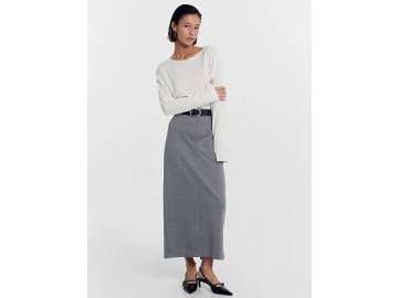Юбка женская миди серая Марк Формель