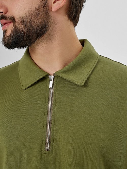 Свитшот мужской оливковый, фото 4 из 6