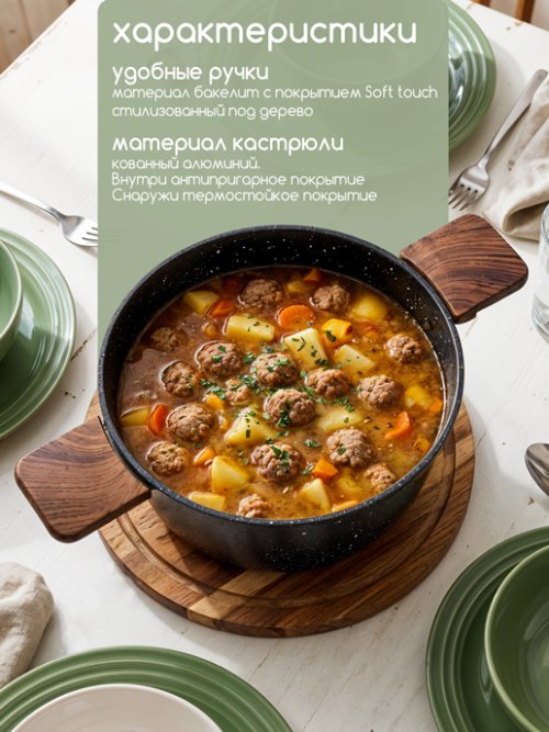 Кастрюля с крышкой Hot Pot 22 W, 3.4 л, фото 4 из 14