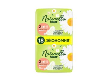 Прокладки гигиенические NATURELLA Ultra Camomile Normal Plus Single ароматизированные, 18 шт