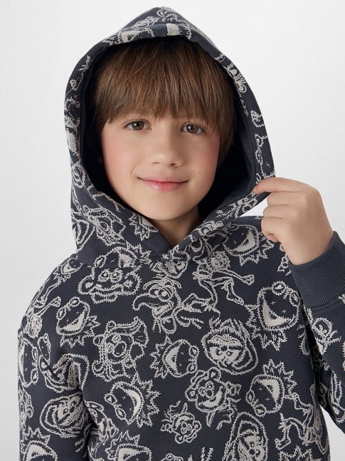 Худи для мальчиков из футера с начесом, фото 4 из 7