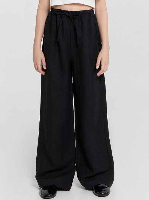 Брюки для девочек черные, фото 1 из 5