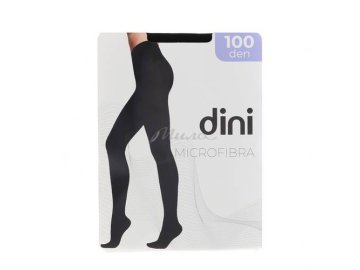 Колготки женские DINI Classic Microfibra, nero, размер 5, 100 ден