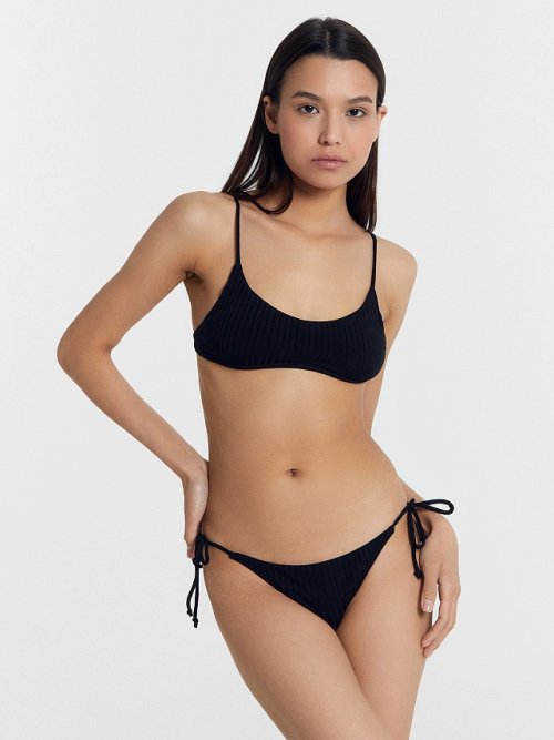 Купальный костюм женский в черном цвете, фото 3 из 8